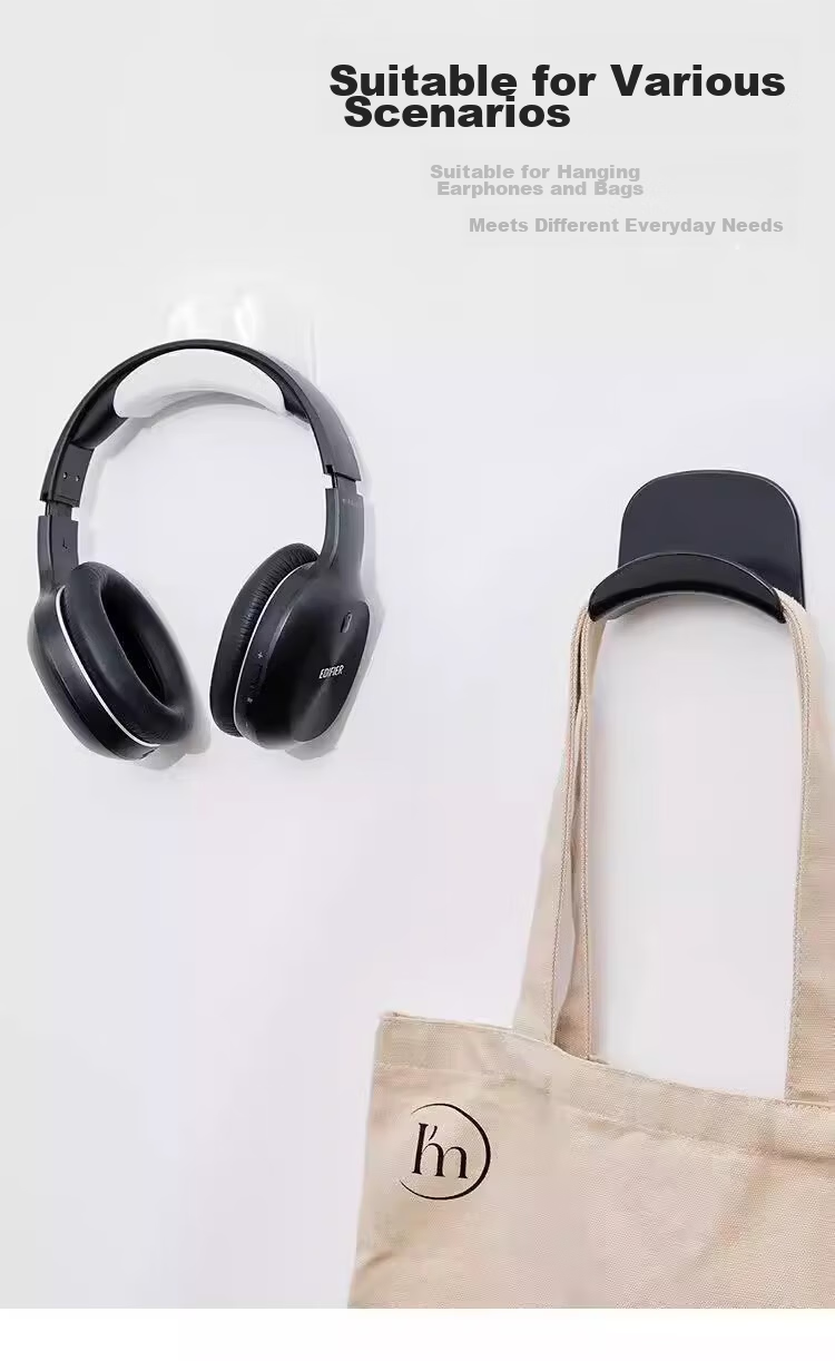 Hakkai Bird No-Drill Headphone Stand Headset Storage Hook New ABS Material Fixed No-Trace Adhesive Dorm Hook 8
