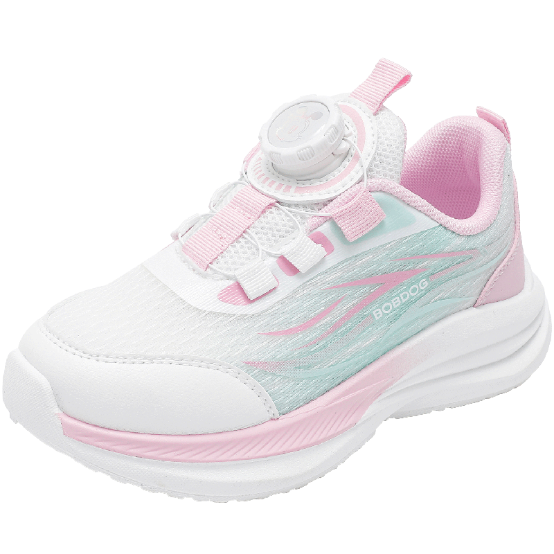 BOBDOG Kids Spring Casual Low-Top Running Shoes Children's Sports Shoes Girls Casual Shoes 102561021 Light Pink/White Size 35