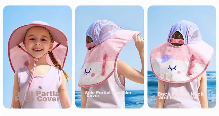 Lemon Baby Kids Sun Hat UV Protection Boys Girls Beach Wide Brim Sunshade Hat 16