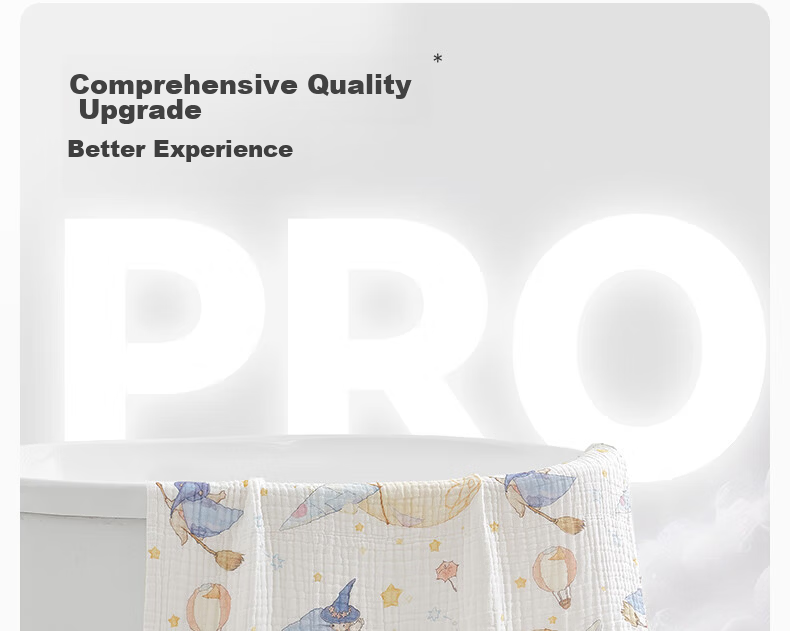 BUBBLE TREE Newborn 6-Layer Gauze Bath Towel Baby Ultra-Soft 100% Pure Cotton Children's Bath Towel All-Season 120cm 4