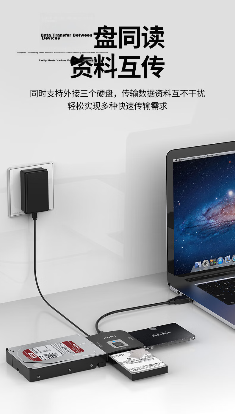 GODO Mechanical Hard Drive Converter IDE to SATA Mobile Easy Drive Cable 3.5 Inch USB 3.0 External Expansion Enclosure for Desktop Laptop Old SSD 5