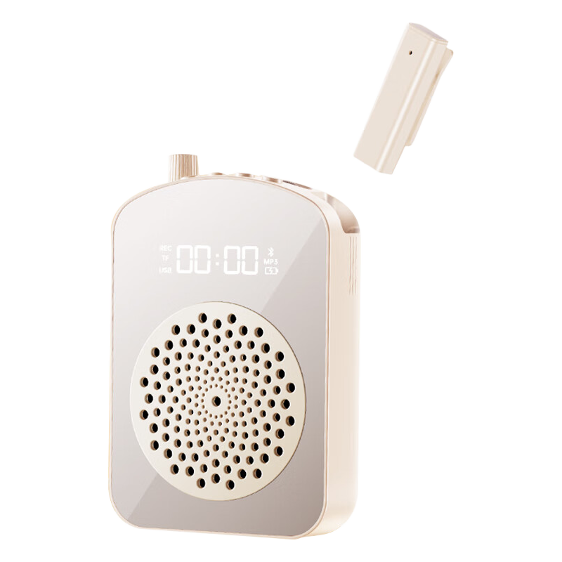 Jinyun [Extra Loud Volume | Expert Recommended] Little Bee Amplifier Teacher's Clip-on Microphone Teaching Tour Guide Anti-Howling Outdoor Portable Speaker M10