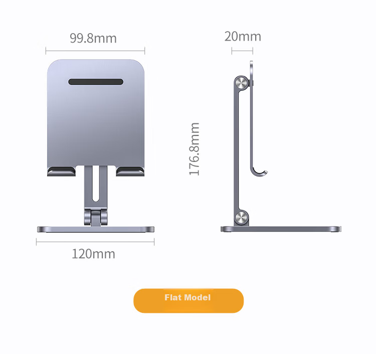Ugreen Tablet Stand iPad Computer Stand Cooling Desktop Phone Holder Bedside Gaming Video Metal Rotatable Foldable for 13-inch 15