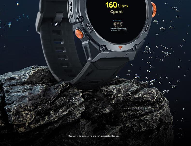 Dickies Sports Smartwatch Heart Rate Blood Oxygen Sleep Monitoring Bluetooth Call Waterproof Multifunction CL-772 Light Brown 12