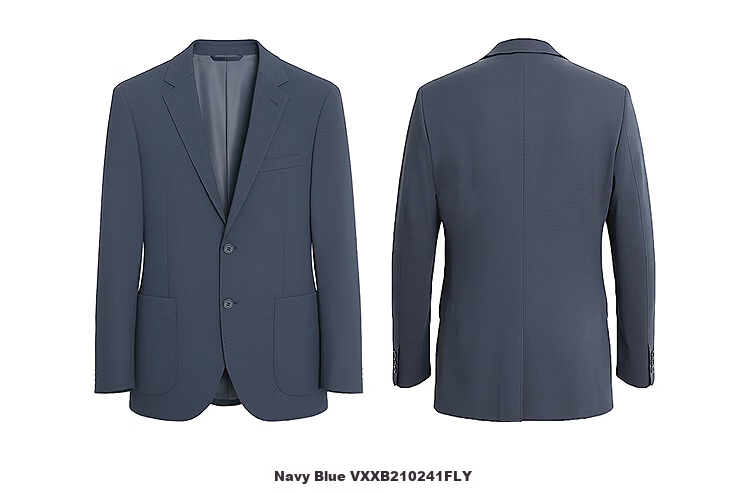 YOUNGOR Spring New Men's Cotton Mulberry Silk Knit Business Casual Blazer 210241F 19