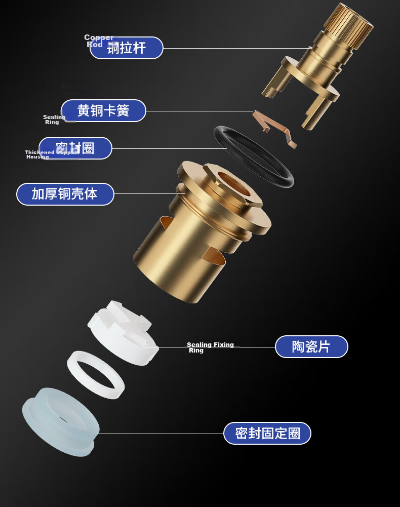 Muvi Faucet Hot and Cold Water Inlet Hose for Washbasin Kitchen Faucet with Tapered Connector 304RGD 60cm 19
