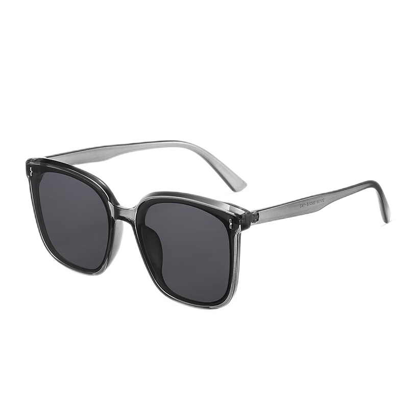 Baixiaoshe Sunglasses-127 [Gray Frame with Rice Nail Design + Gift], Driving Sun Protection, Men's And Women's Sunglasses GM Driving
