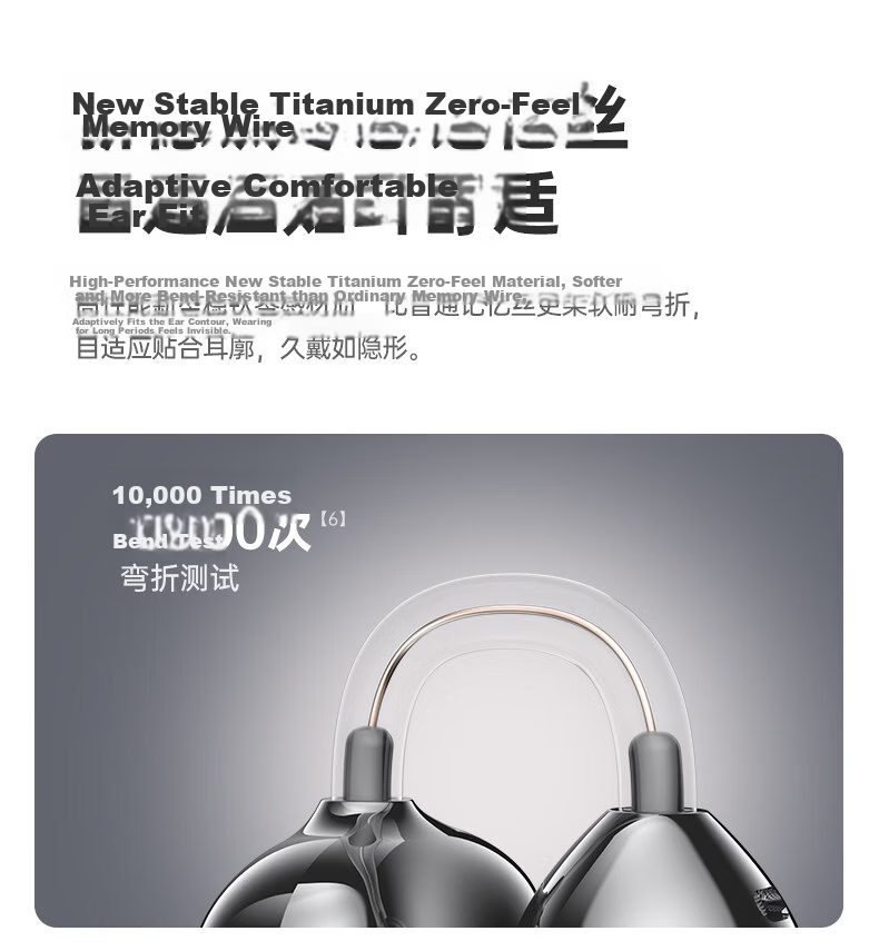 Chuanggu [2026 Latest Model I Berlin Sound] Bluetooth Wireless Clip-On Earphones Comfortable Fit Stable Non-In-Ear High-Fidelity Sound for Fitness Running Sports 13