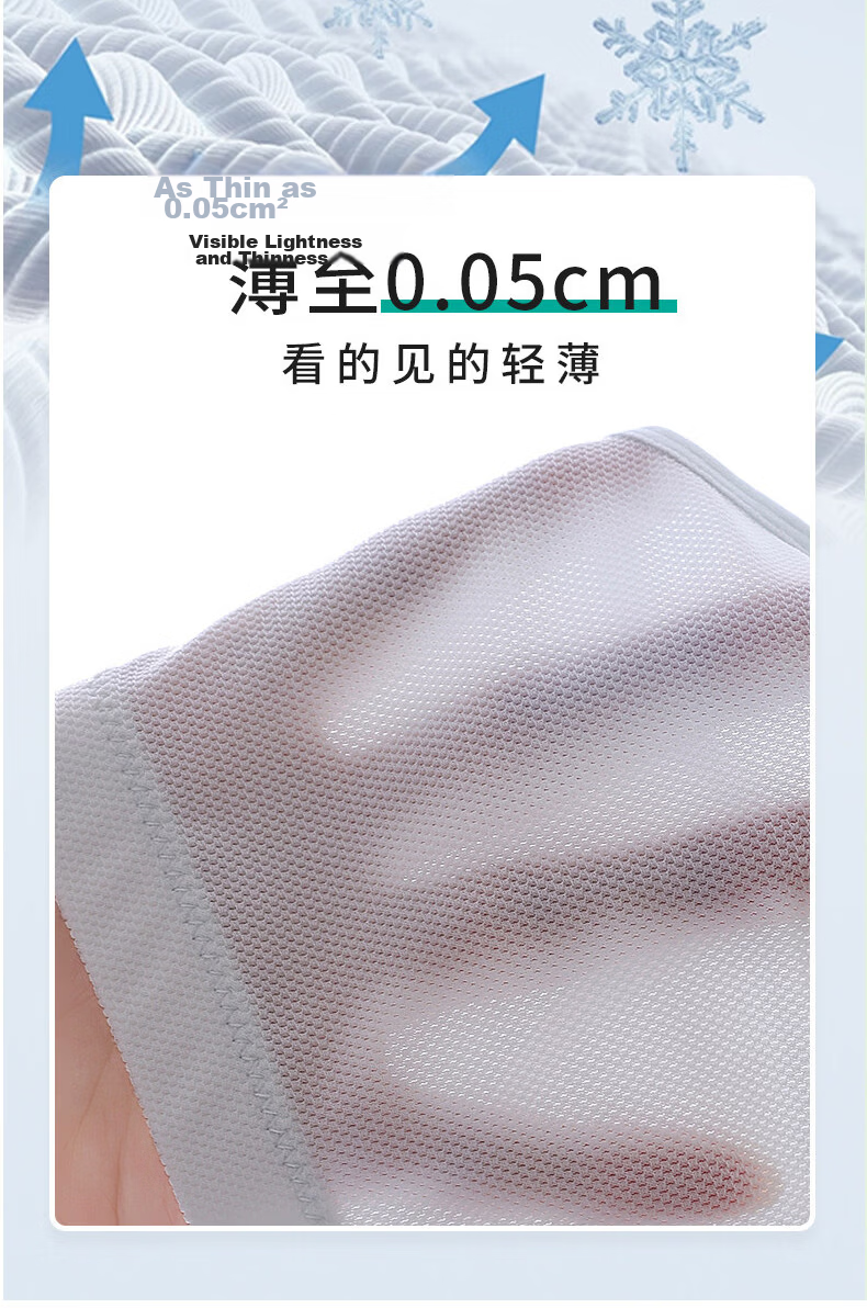 Langsha Mom Women's Underwear Middle-aged Bra Front Buckle Bunny Ear Cup Plus Size Vest Summer Thin Breathable Bra 4