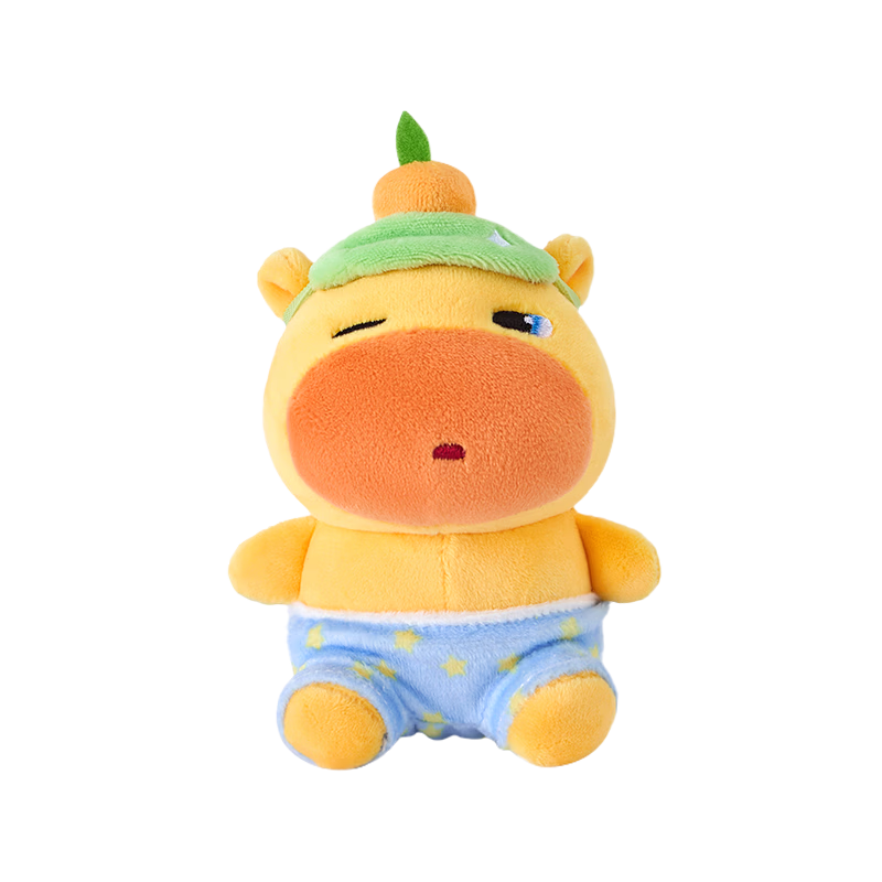 Duoai Authentic Capybara Lulu Plush Toy Couple Keychain Doll Backpack Pendant Student Birthday Gift
