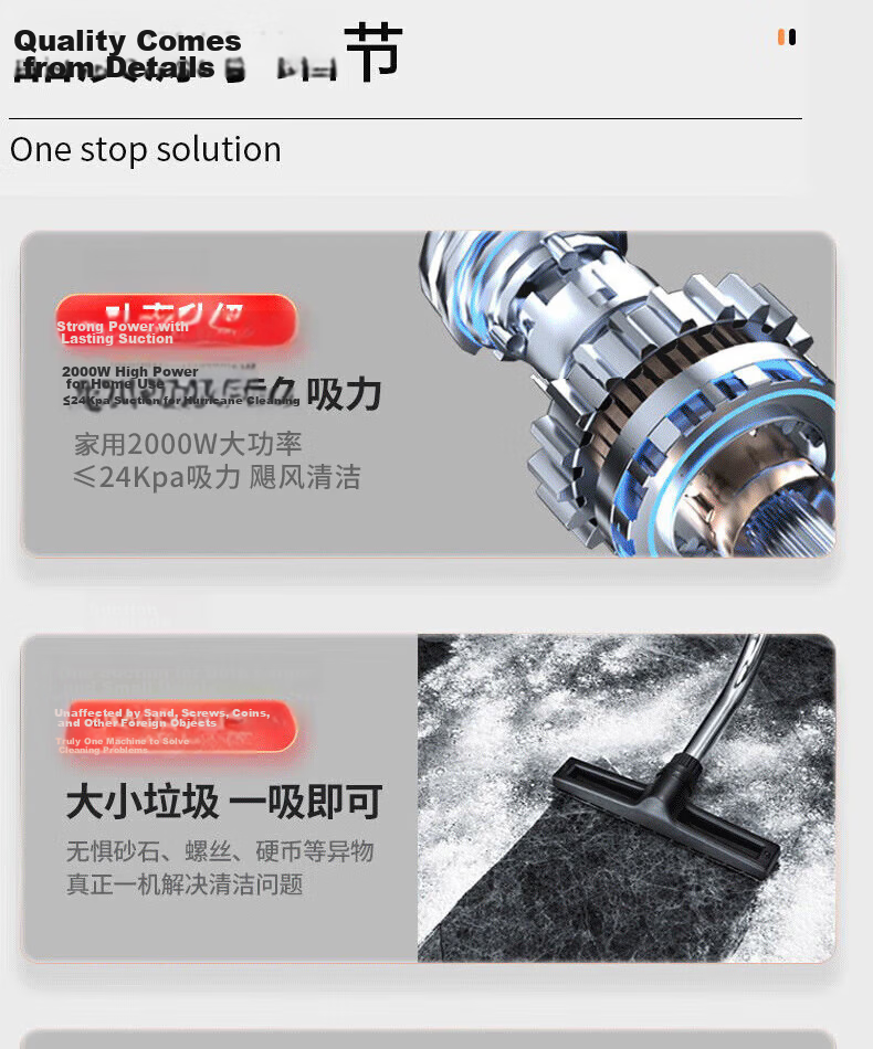 Royalstar Industrial Vacuum Cleaner 22L High Power Commercial Home Use Pet Hair Removal RS-XT280A-1 6