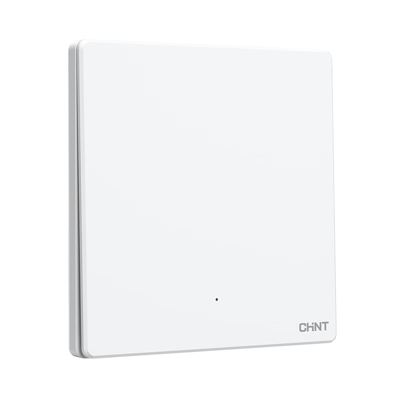 CHINT Wireless Switch Panel Remote Control Switch Smart Switch No Wiring One-Gang Two-Way Set White
