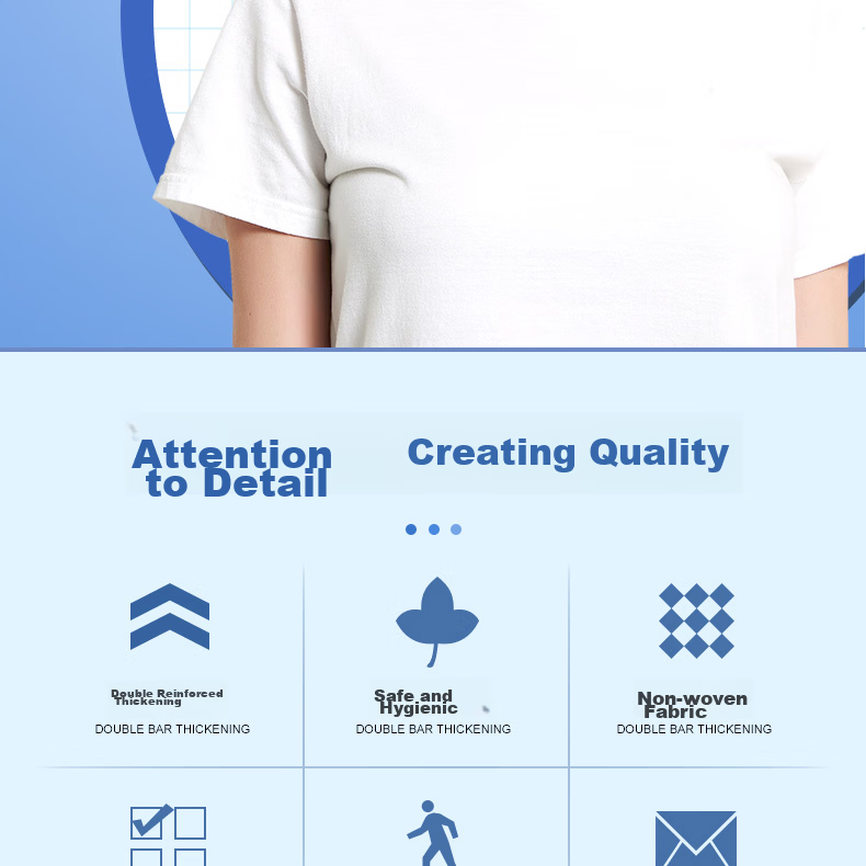 BAIGE Dustproof Chef Hat Women's Restaurant Oil Smoke Resistant Breathable Non-slip Work Cap Fabric Hat 2 Pieces CW119036 2