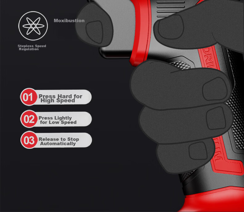 Delixi Electric Brushless Cordless Lithium Drill Rechargeable Household Electric Drill Electric Screwdriver Multifunctional Power Drill 16.8V 25