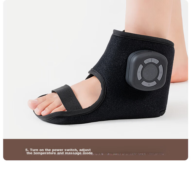 Shengkun Electric Heating Ankle Brace Ankle Massager Injury Recovery Joint Warmer Heat Therapy Device Father's Day Gift 10