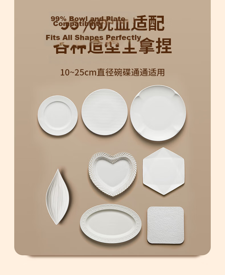Chuida Huang Fresh-Keeping Plastic Wrap Covers 330pcs Disposable Thickened Leak-Proof Universal Food Storage Dustproof Covers 7