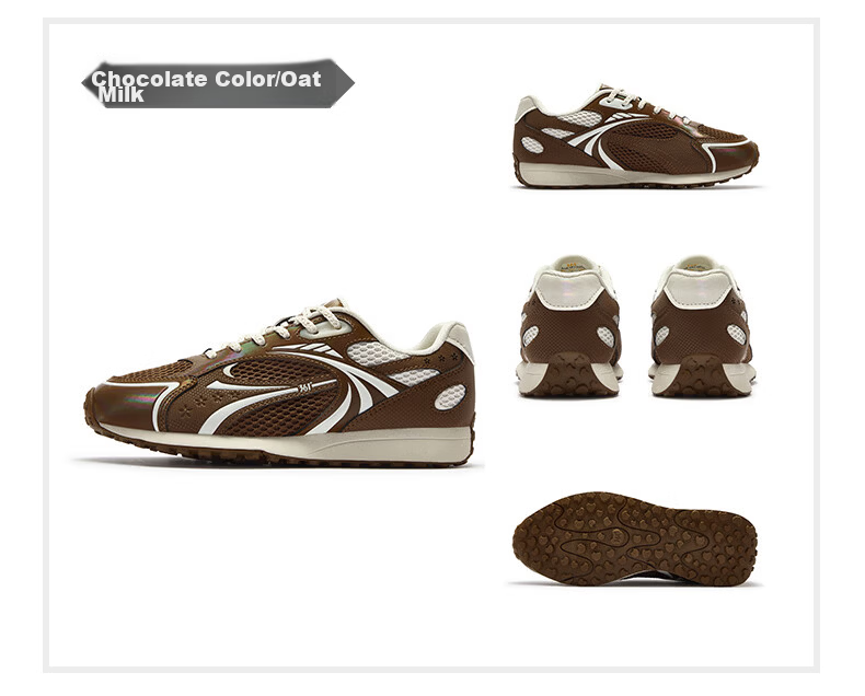 361° Agan Thin Sole Moon Shoes Sports Casual Shoes Women New Breathable Retro German Training Shoes 682636762-1 7