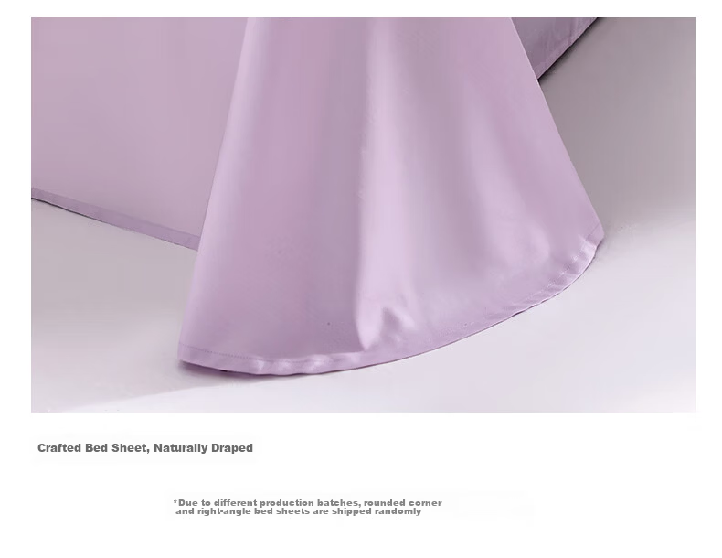 Fuanna 60S Long-Staple Cotton 4-Piece Bedding Set 100% Cotton Sheet and Duvet Cover Single/Double Bed 203×229cm 13