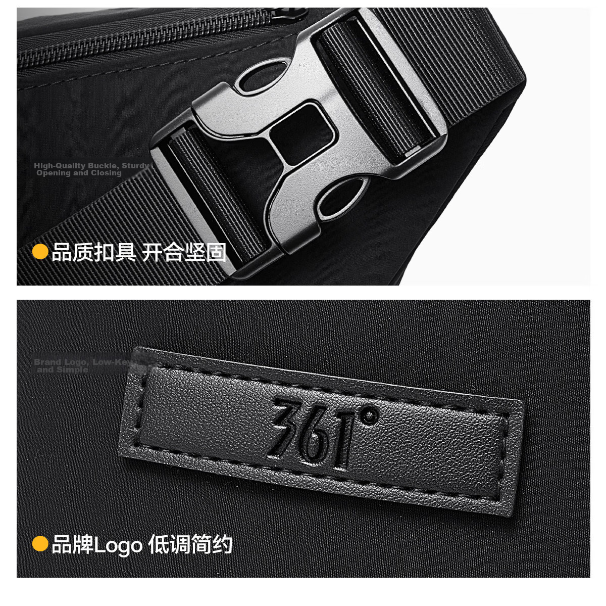 361° Men's Crossbody Chest Bag 2026 New Lightweight Outdoor Sports Waist Bag Cycling Shoulder Bag for Men 17