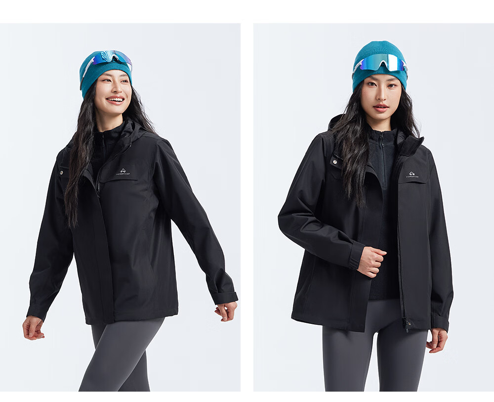 Toread Suzaku 2.0 3-in-1 Women's Spring Autumn Outdoor Windproof Waterproof Hiking Mountaineering Jacket Unisex 25