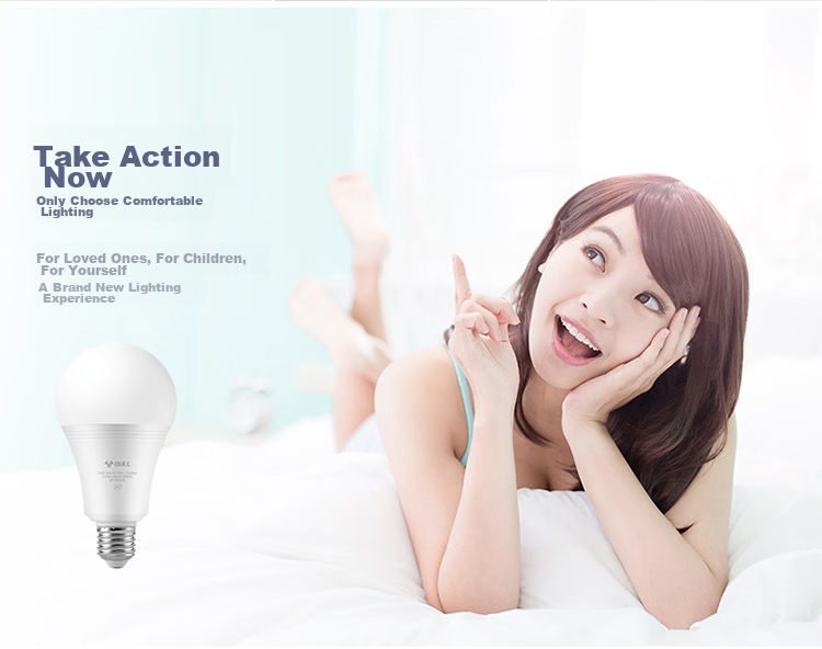 BULL LED Bulb E27 Screw Base 9W Warm White 3000K 14