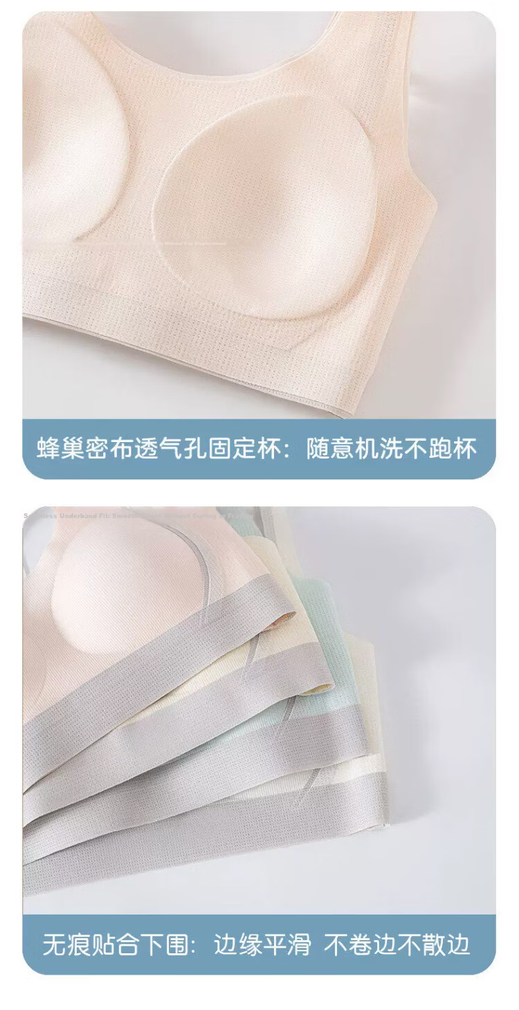 GUJIN 2-Pack Girls' Underwear for Adolescents, Junior High School Students, Stage Two Development, Sports Shockproof, Age 12 Girls 12