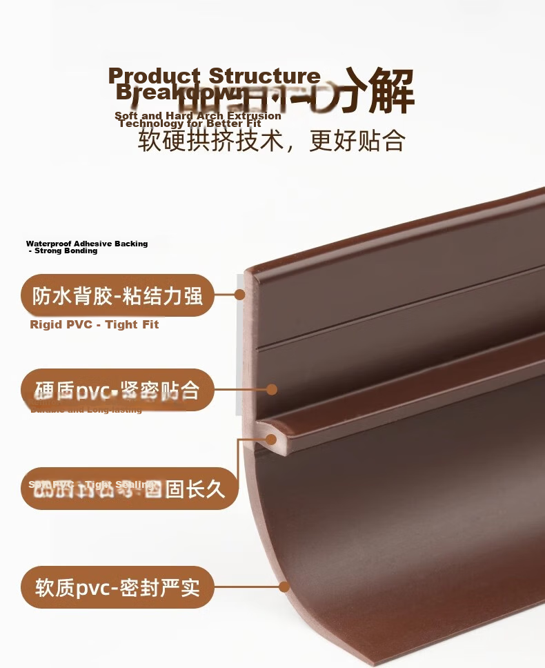 Xuanjia Mital Door Gap Sealing Strip Soundproof Windproof Bedroom Door Window Frame Bottom Draft Stopper 2
