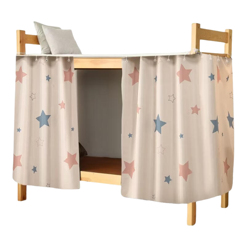 Yunjin Dormitory Bed Curtain, Student Bunk Bed Blackout Curtain, Dormitory Fabric Curtain, 120*200cm Starry Sky/1 Piece Curtai