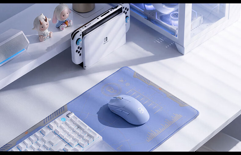 EDIFIER HECATE G2M PRO Wireless Wired Bluetooth Tri-Mode Gaming Office Mouse Dual Micro Switch Low Latency Lightweight Long Battery Life Blue 34