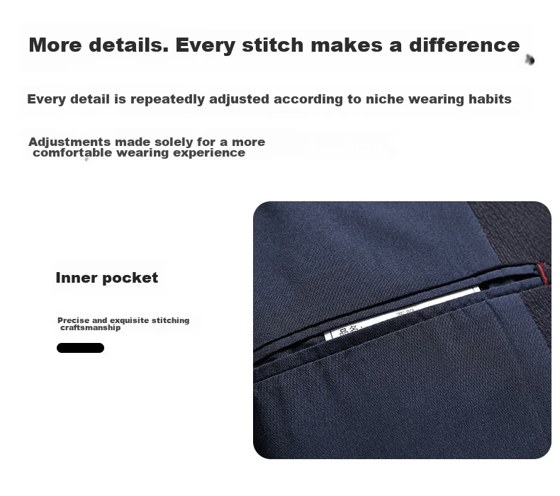 FIRS Men's Spring Summer Thin Ice Silk Bubble Yarn Half-Lined Suit Jacket Workwear Blazer 6