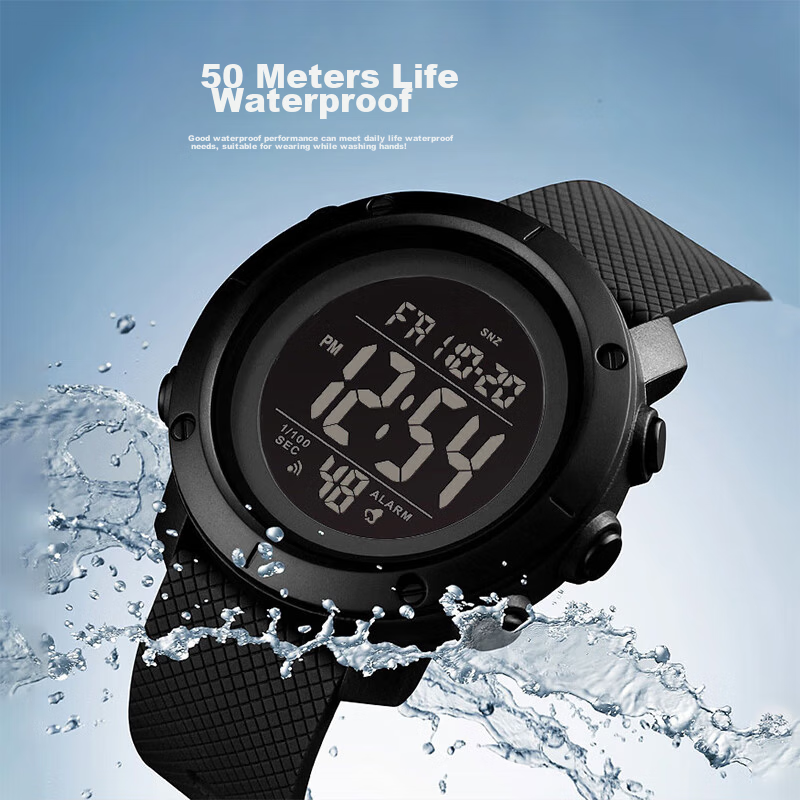 COJR Men's Sports Watch Running Outdoor Military Training Electronic Waterproof for High School Students Enlistment 7