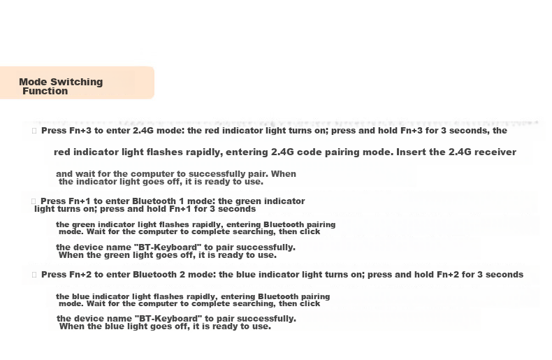 Founder W6272 Dual-Mode Silent Rechargeable Wireless Keyboard and Mouse Set Cute Mini Portable Wireless Combo for Laptop and Desktop Office Home Milk Tea Color 21