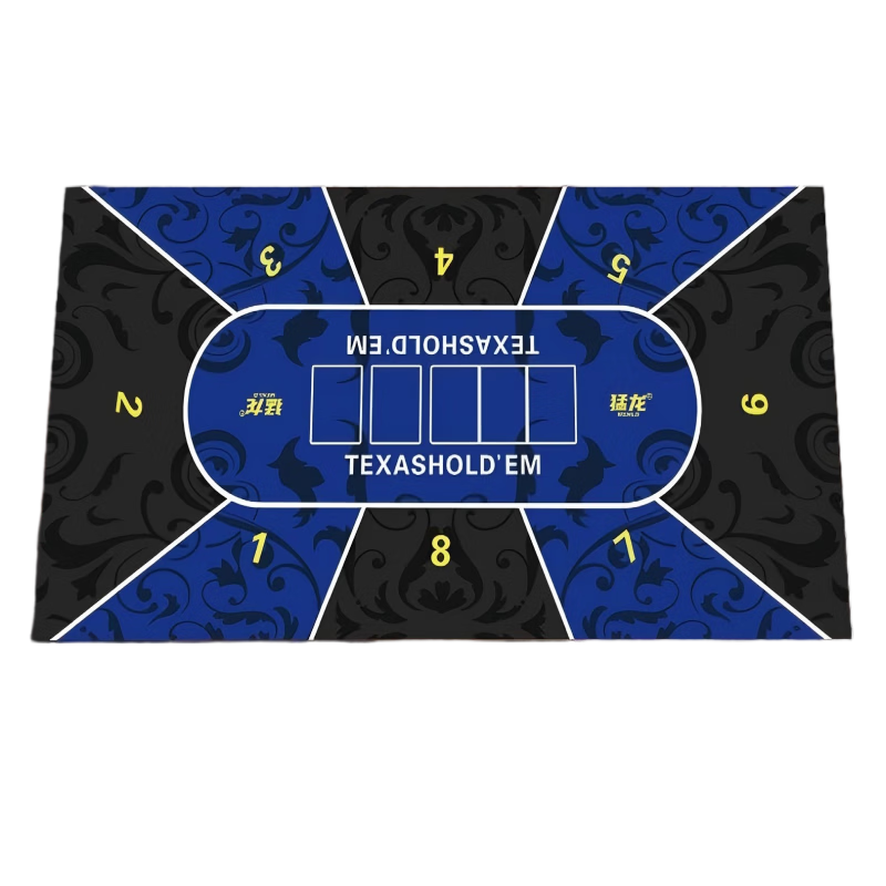 Raptor Texas Hold'em Poker Table Mat Non-Slip Silent Rubber Table Cloth 180cm*90cm