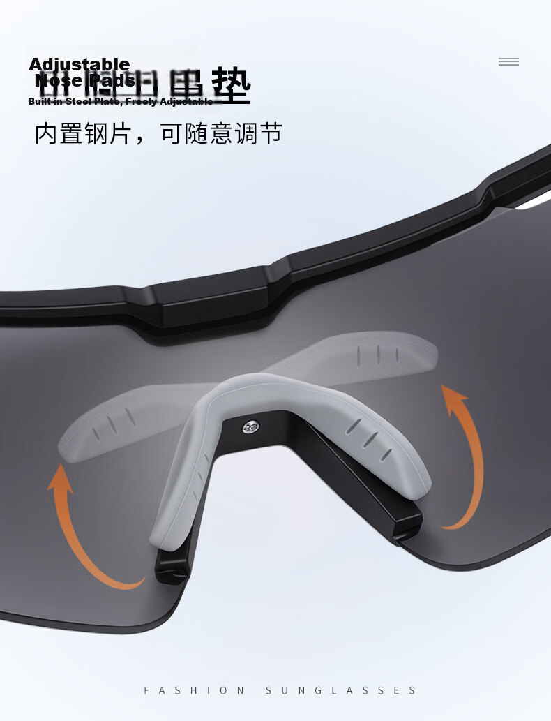 DRATRA Cycling Glasses Unisex Mountain Bike Goggles UV Protection Sunglasses Outdoor Sunshade Glasses 6