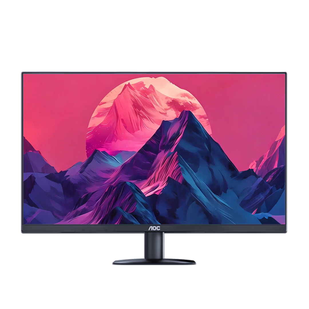 AOC 23.8-inch 2K 75Hz IPS HDMI Low Blue Light Flicker-Free HDR VESA Mount Three-Side Micro-Edge Ultra-Thin Energy-Saving Office Monitor Q24B35E