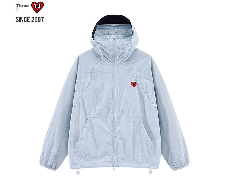 Charles Heart Summer Loose Fit Unisex UPF50+ Jacket Comfortable Cool Sun Protection Coat Pink XS 3