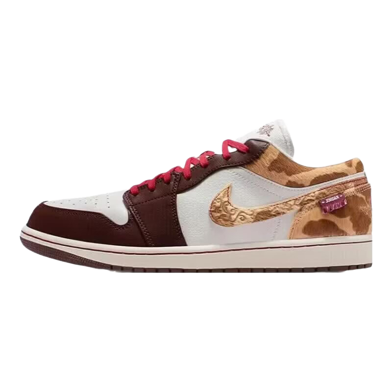 Nike Men's Casual Shoes CNY Year of the Horse Limited New Year Edition AJ1 Sneakers IQ5321-121 Brown Size 40