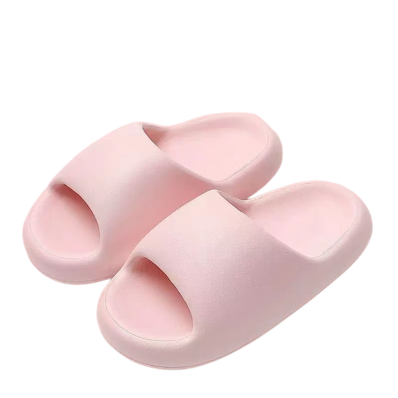 IQGD Women's Slippers Floor Slippers Men's Bathroom Couple Home Shower Casual E3006 Pink 38-39