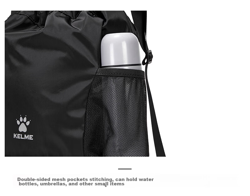 KELME Fitness Bag Swimming Bag Basketball Training Professional Equipment Backpack Drawstring Football Outdoor Travel Sports Backpack 2