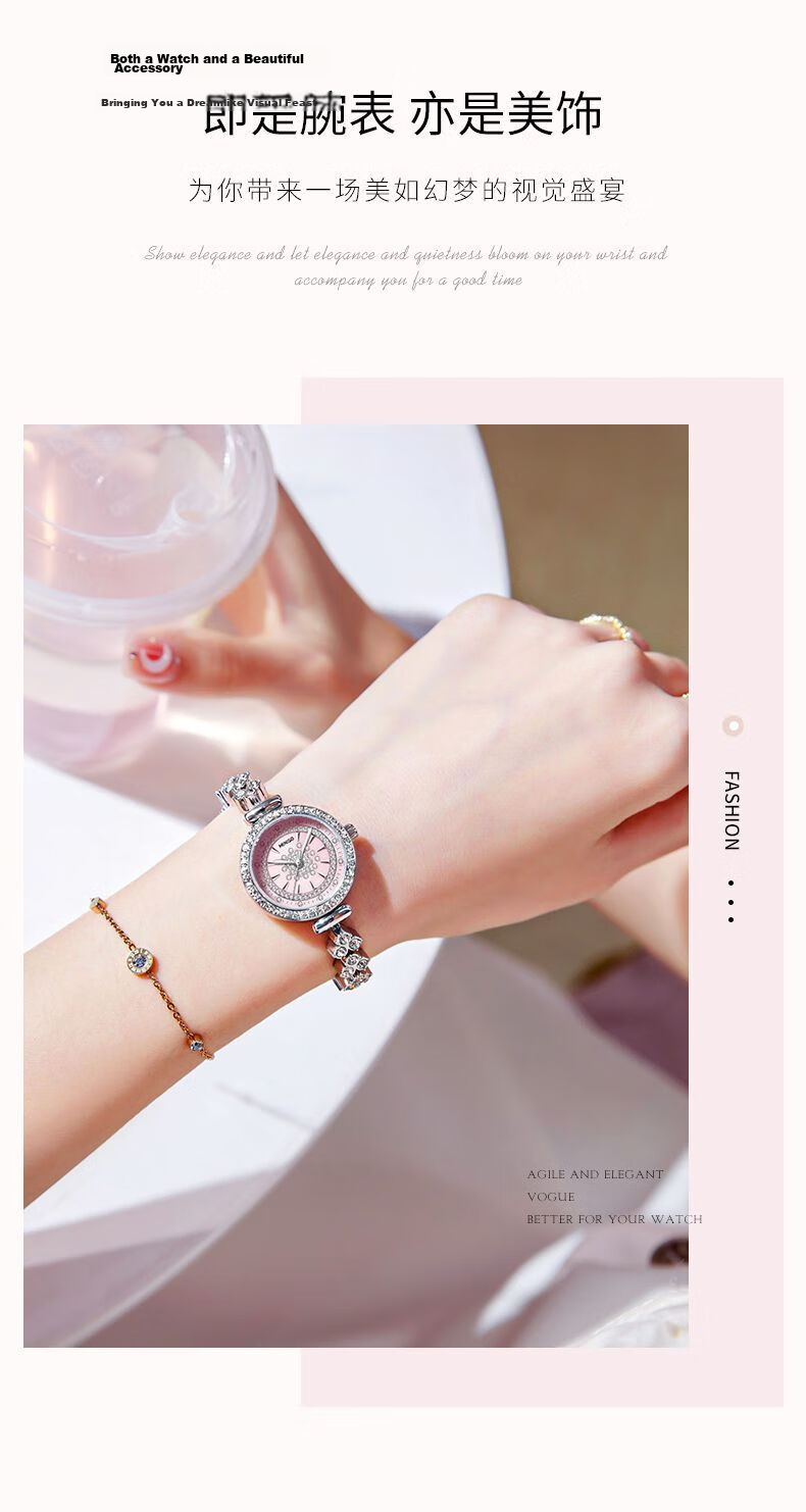 MINISO Women's Mermaid Bracelet Watch Top Ten Luxury Waterproof Ladies Watch Birthday Gift for Girlfriend 6