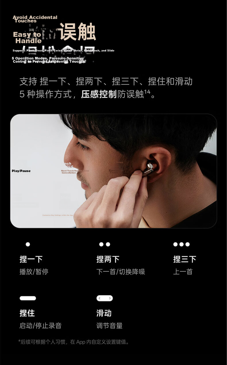 IFLYTEK AI Conference Headphones Pro3, Smart Noise-Cancelling Bluetooth Wireless Earphones, Translation Device for Overseas Travel, Compatible with Apple And Huawei, Office Gift Box 18