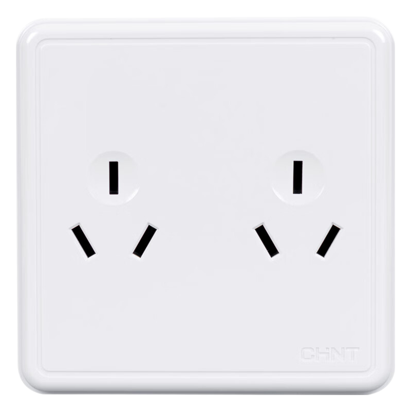 CHNT Surface-Mounted Switch Socket Panel, 1c Series, 10A Six-Hole Socket