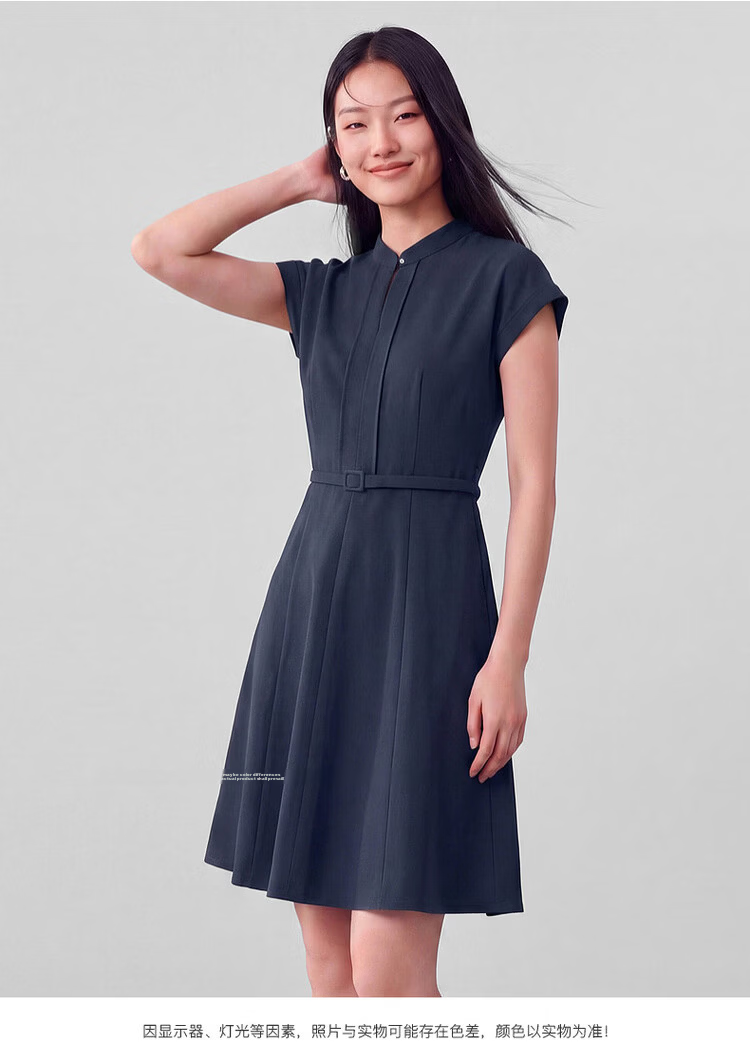 G2000 Women's 2026 Spring Summer Comfortable Durable Dress with Belt Easy Care Mall Same Style 13