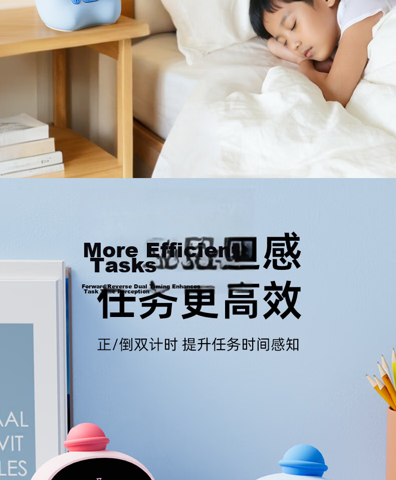 Astronomy Student Smart Alarm Clock AI Time Management Robot Wake-Up Learning Birthday Children's Day Gift Toy Off-White 6