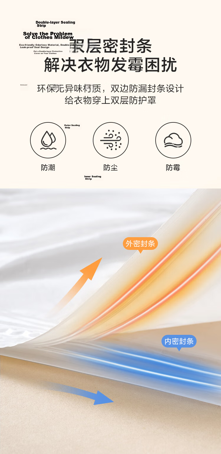 JD Jingzao Vacuum Compression Storage Bags Moving Packing Bags Quilt Down Jacket Storage Bags Hand Pump 10-Piece Set 7