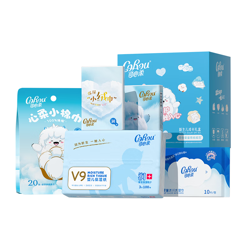 COROU Newborn Growth Gift Box 5-Pack Trial Set