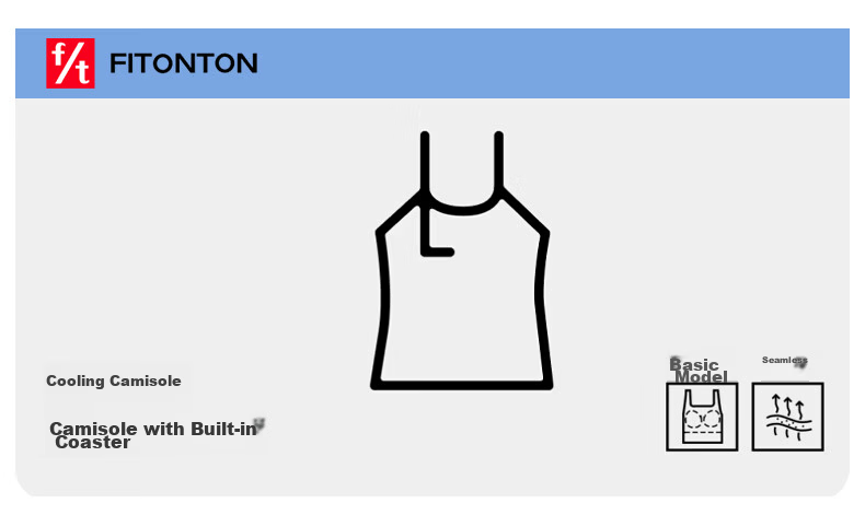 FitonTon Women's Padded Camisole Summer Sleeveless Sexy Basic Slim Strap Top 1