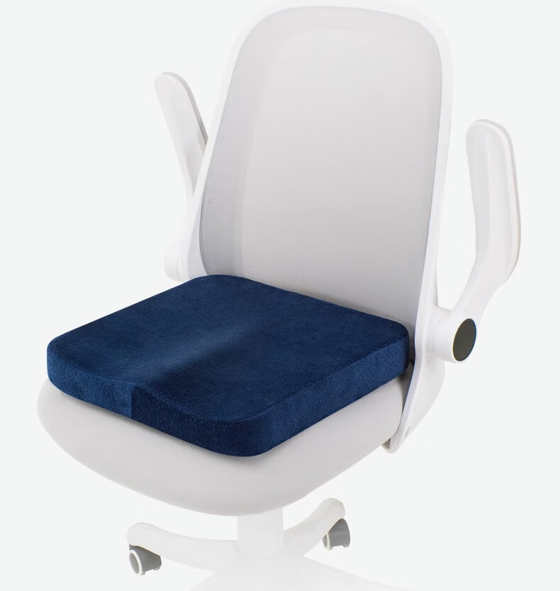 Ali Ergonomic Memory Foam Office Seat Cushion, Hemorrhoid Pad, Chair Pad, Long-Sitting Aid, Student Butt Pad, Gray 6