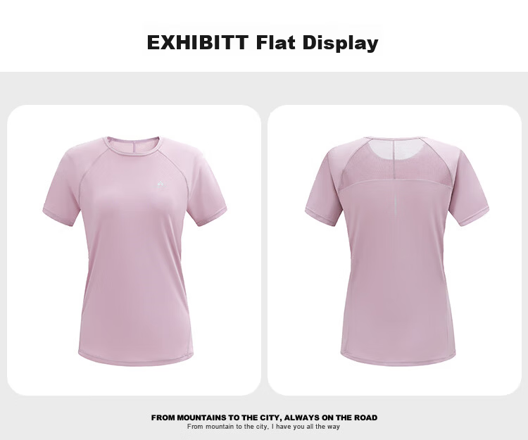 Pioneer Camp Women's Quick-Dry T-Shirt Summer New Breathable Sports Quick-Dry Outdoor Fitness Running Crew Neck Short Sleeve Top 18