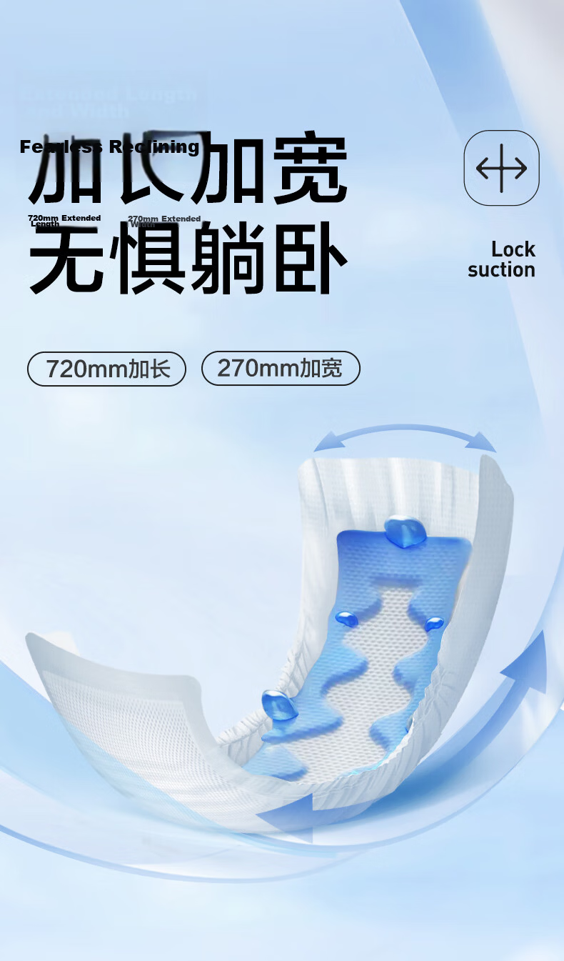 COCO Absorbent Adult Diapers, 360 Pieces (49*21cm), Soft And Quick-Absorbing, for Elderly And Postpartum Women, Incontinence Pads 5